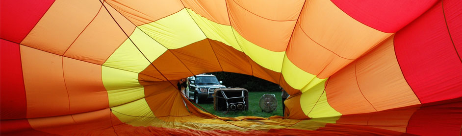 Ballonvaart voorbereiding